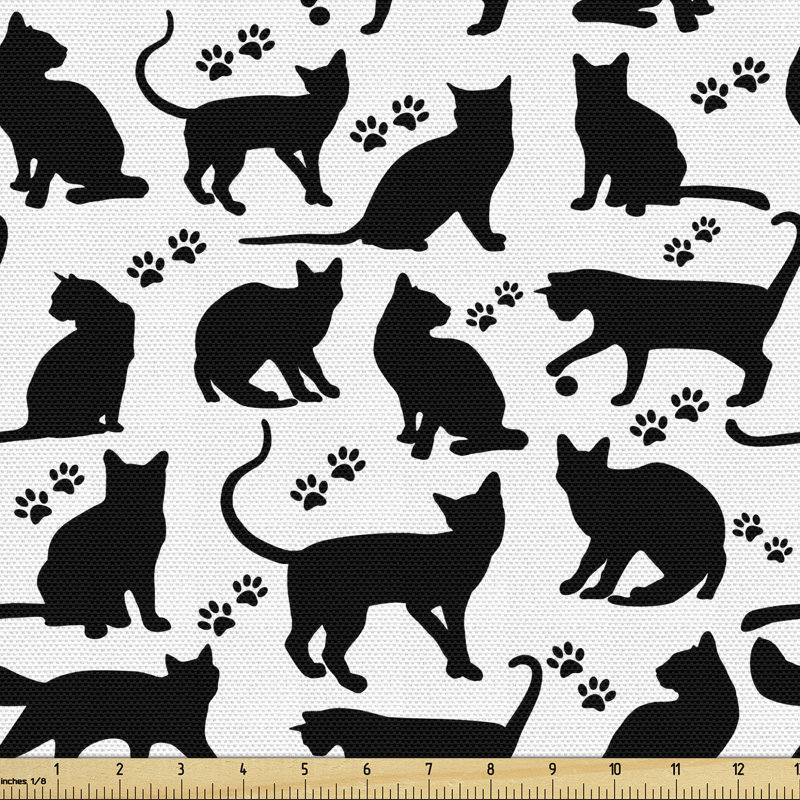 Tissu pour chat Ambesonne, l 58 po x L 72 po
