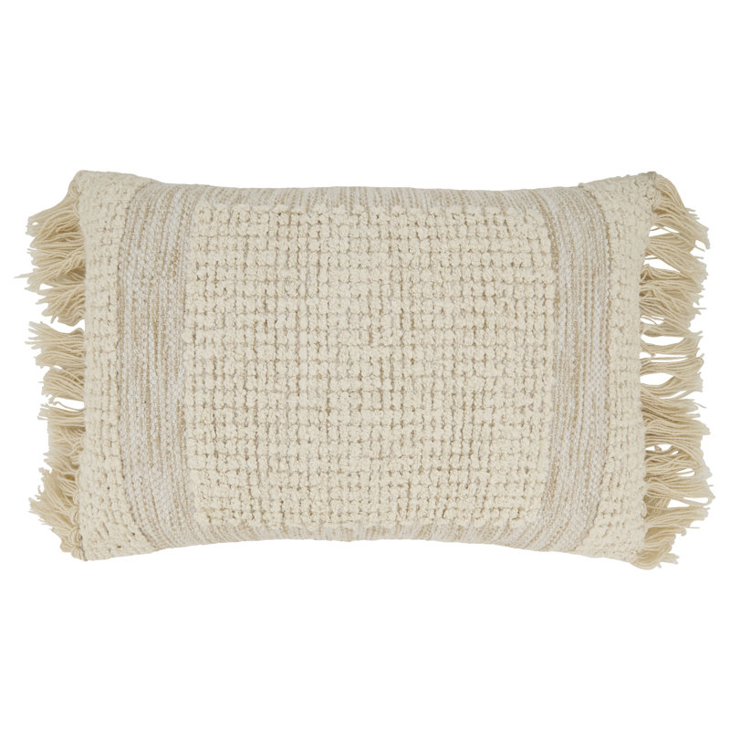 Fringe Haven Outdoor Down Filled Throw Pillow