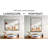 Modern Wall Mount Framed Rectangle Bathroom Vanity Mirror | Decorative Beveled Mirror  For Bedroom, Entryway, Livingroom | Mount Landscape or Portrait-23553483-71003336