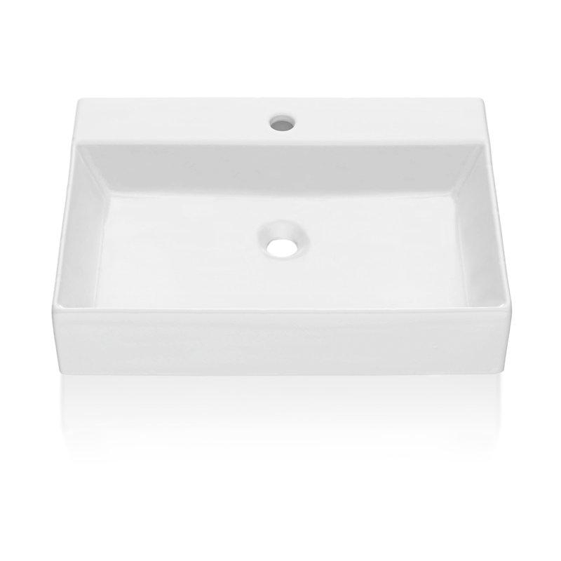 Metro Lane 45mm W Polished Chrome Ceramic Sink