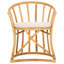 Chaise avec accoudoirs rembourrée en coton Ferryhill-800058219