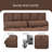 Karmel 45.67'' Upholstered Reclining Sleeper Sofa-455074545