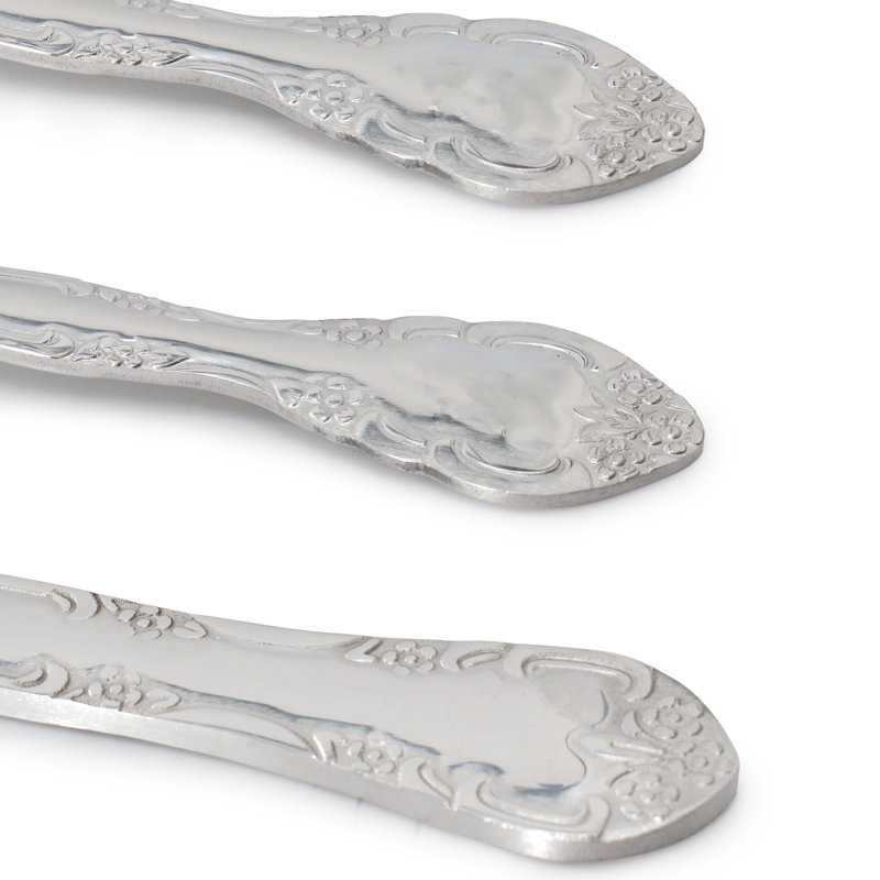 Ebern Designs Saratoga Stainless Steel Flatware Set