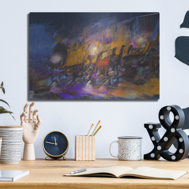 Wrought Studio ™ «Downtown» par Murray Henderson, art mural en métal, H 12 po x l 16 po