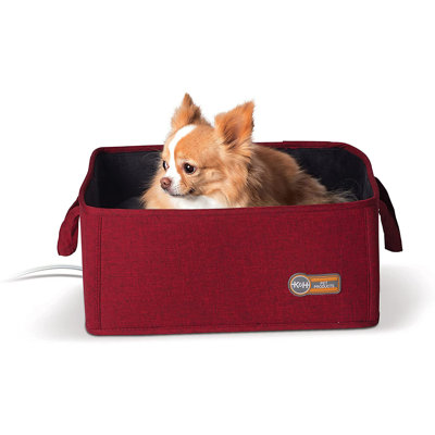 Lit pour animaux K&H Thermo Basket Red 15 po x 15 po 4 watts