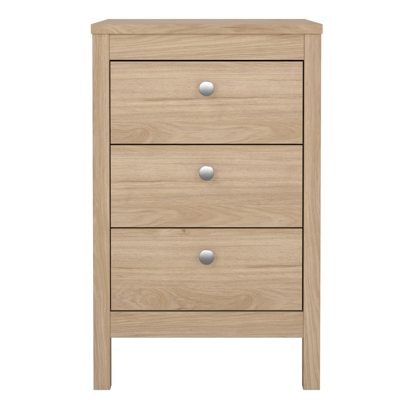 Reeni 43.8cm W Manufactured Wood Bedside Table, Brown