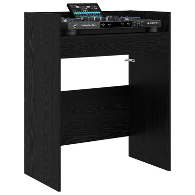 DJ Table Engineered Wood Modern Audio Table Music Workspace DJ Setup Home