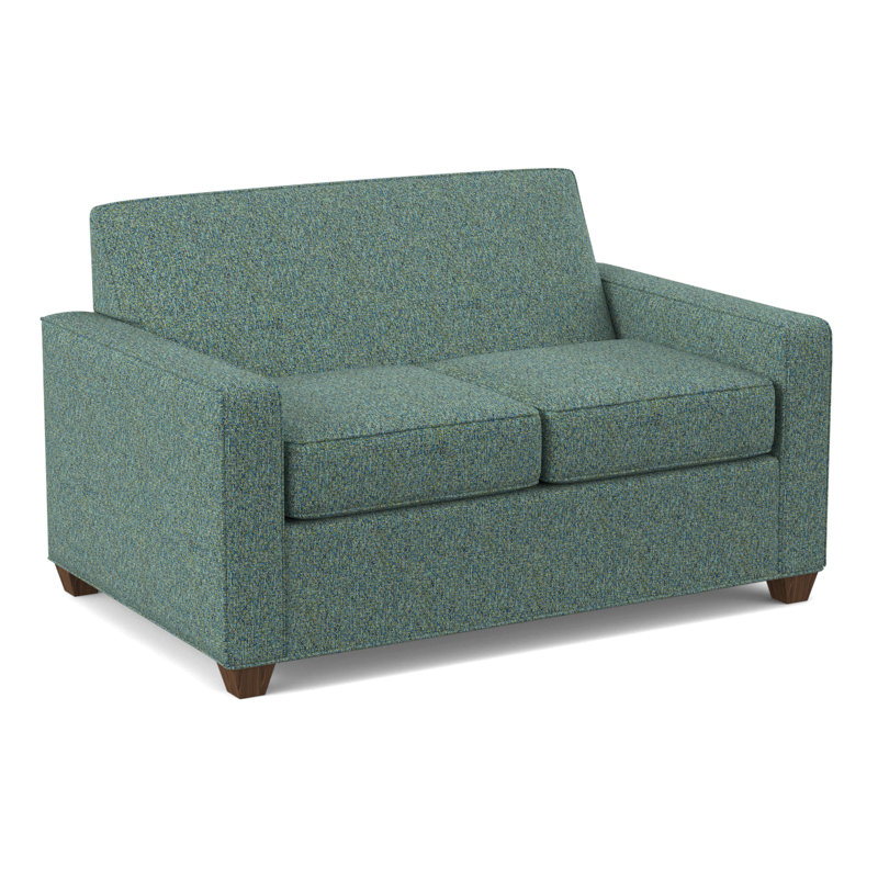 Avery Loveseat Sofa, Montana Walnut, Connelly Peacock