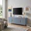Meuble télé 64,8 po avec poignées dorées, console multimédia moderne avec rangement pour téléviseur de 75 po ou moins-1159719025