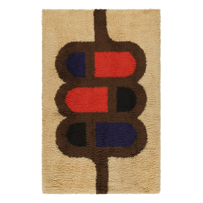 Vintage One-of-a-Kind 5'6X8'11 Hand Knotted Area Rug