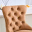 Cuir PU tendance - orange (de 2) siège réglable de 26 à 33 pouces, coussin confortable, tabourets de bar modernes de base 2 avec rivets martelés à la main, stable-1318730052