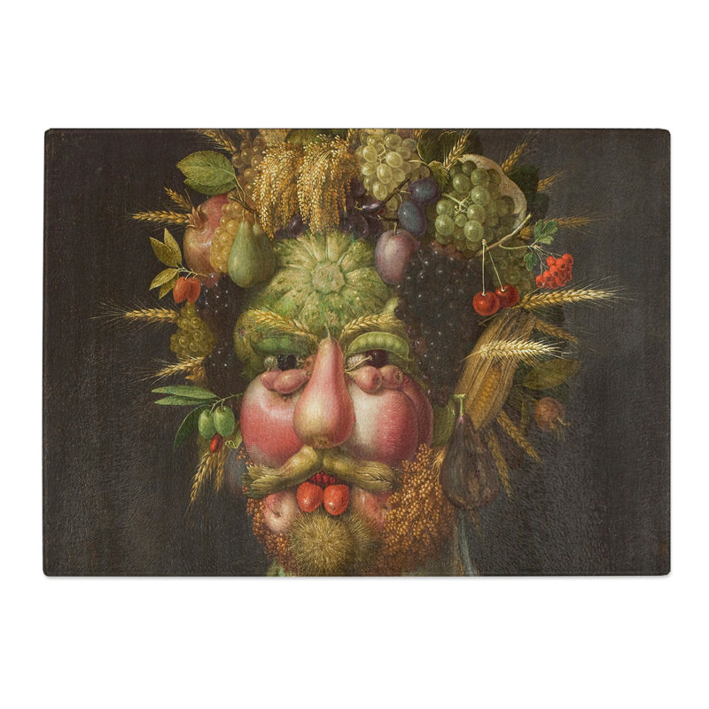 Vertumnus by Giuseppe Arcimboldo Chopping Board, 0.4cm H x 28.5cm W x 39cm L