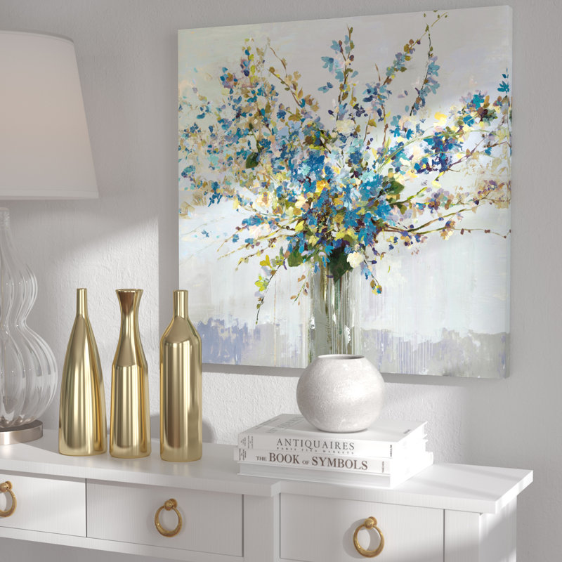 Bouquet by Allison Pearce - Print on Canvas, No Frame, 30.48 cm H x 30.48 cm W