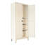 Armoire de rangement en métal de 71 pouces avec serrure et tablettes réglables, idéale pour une organisation sécuritaire et polyvalente dans n'importe quelle pièce