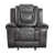 Gray Faux Leather