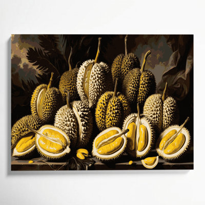 Art mural sur toile brun