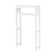 Hembree 27"W 44"H Traditional Style Over The Toilet Shelf