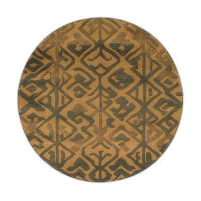 Trellis Brown Indoor and Outdoor Area Rug
