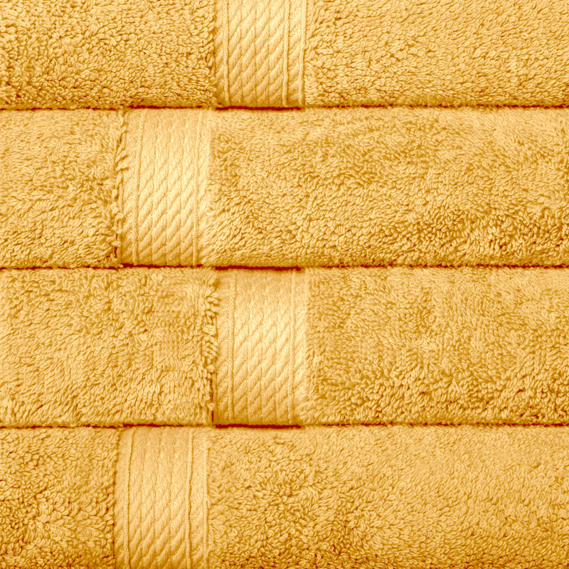 Coton luxueux et hautement absorbant Renata, Doré