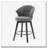 Chenille Fabric Swivel Counter Height Bar Stools-1157337853