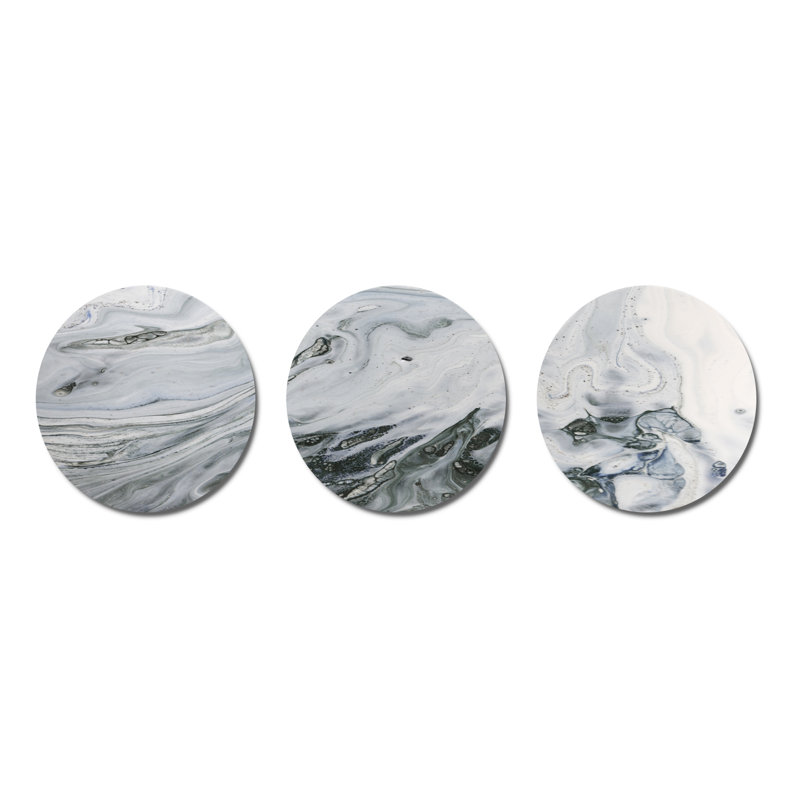 Modern Abstract Wall Decor on Metal