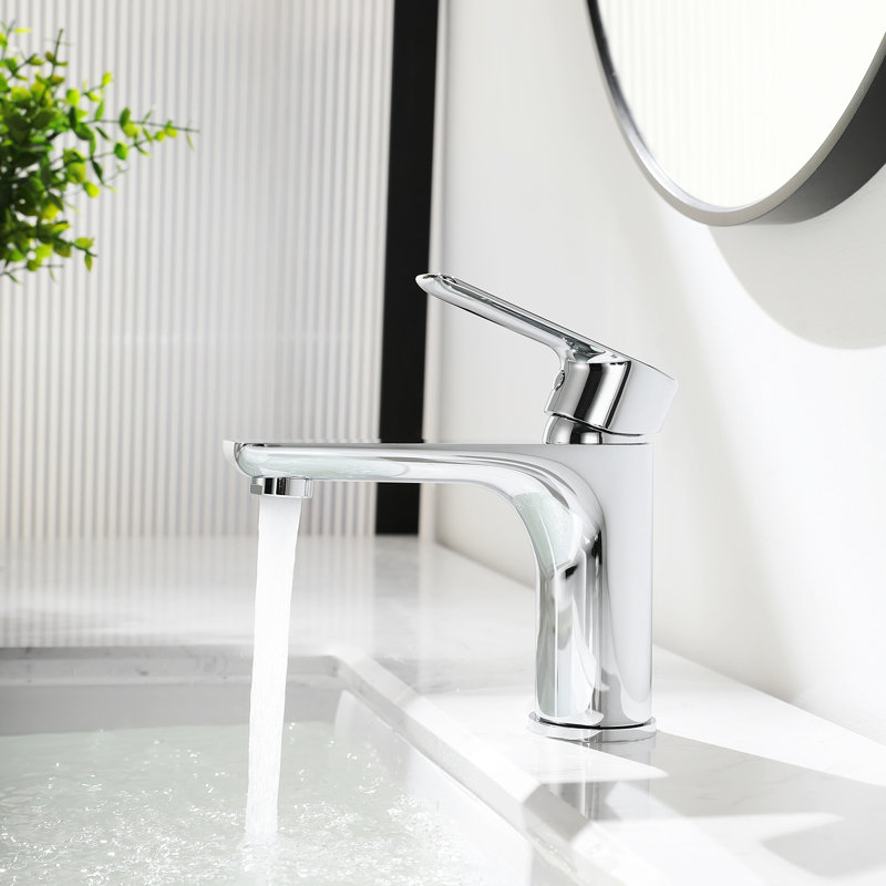 Robinet de lavabo simple, Chrome