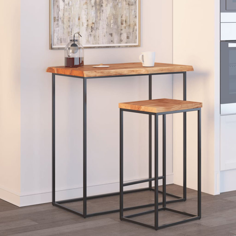 Alpen Home Table Top Rectangular Solid Wood, Acacia Wood, 2.5cm H x 80cm W x 60cm D