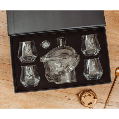 Glass 6 - Piece Whiskey Decanter Set