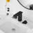 Widespread 2-handle Bathroom Faucet with Drain Assembly