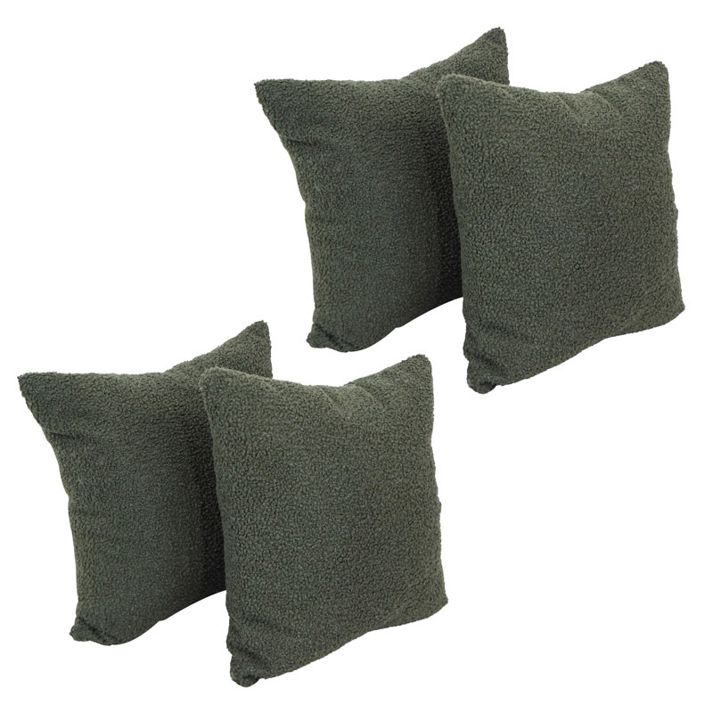 Coussins en fourrure de polyester 17 pouces