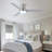 Amici Modern 48'' Flush Mount Ceiling Fan with LED Lights and Remote Control-107731972