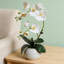 Orchidée artificielle Real Touch dans un vase en céramique - Arrangement floral artificiel réaliste