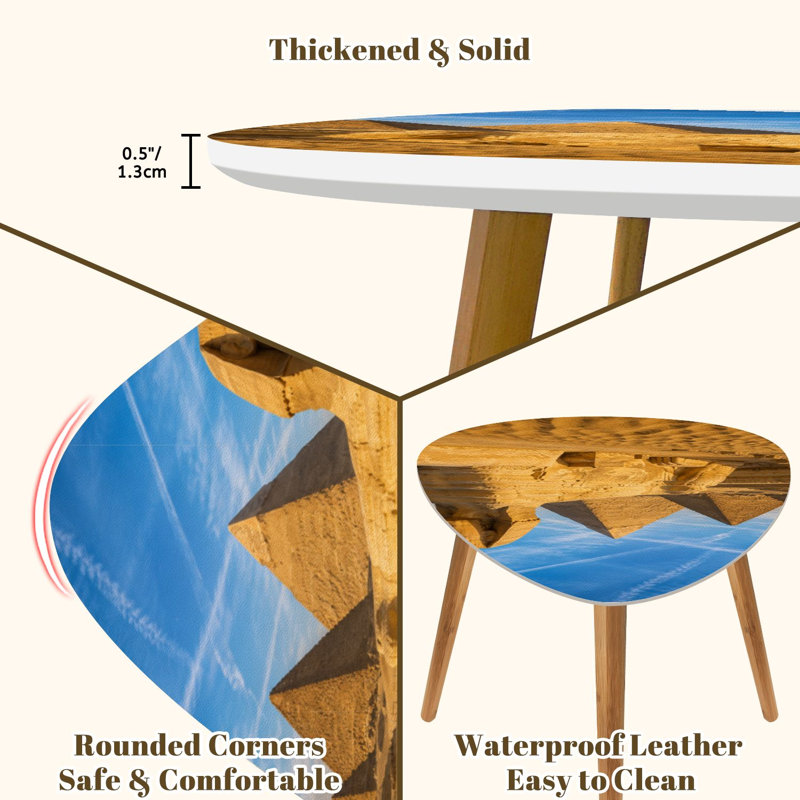 Ensemble de 2 tables gigognes Triangle