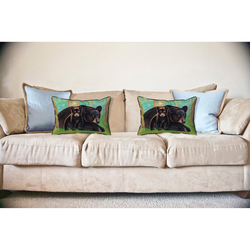 Coussin extérieur Bear and Cub, Grand