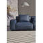 Canapé en cuir bleu marine EK8008-61959459