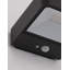 Black Integrated LED Outdoor Flush Mount