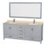Sheffield 79" Double Bathroom Vanity Base Only-31336920