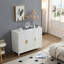 Buffet buffet avec 3 portes et tablettes amovibles