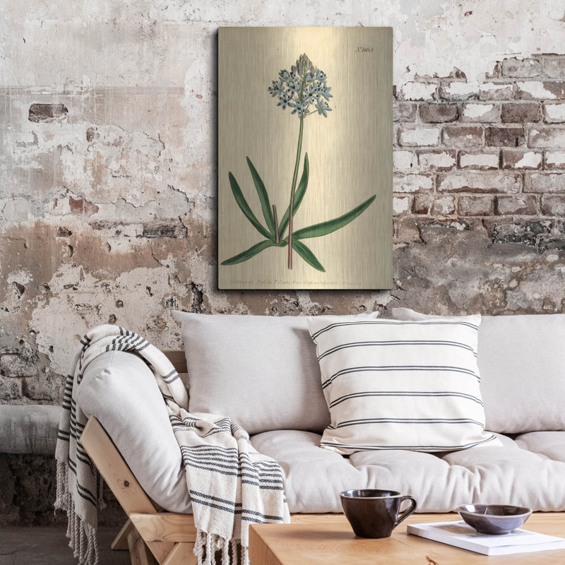  «Italian Squill» par Art Licensing Studio, art mural en métal, H 36 po x l 24 po