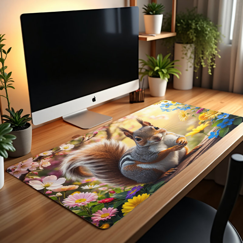Polyester Desk Pad, 31.5x15.5