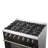 Forno Galiano 36-inch Gas Range in white, black, blue or red, 6 burners, 83,000 BTU, 5.36 cu. ft. Convection oven-68818936