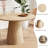 Finnerty Circular Dining Table with Wooden Base-110480662-111786370