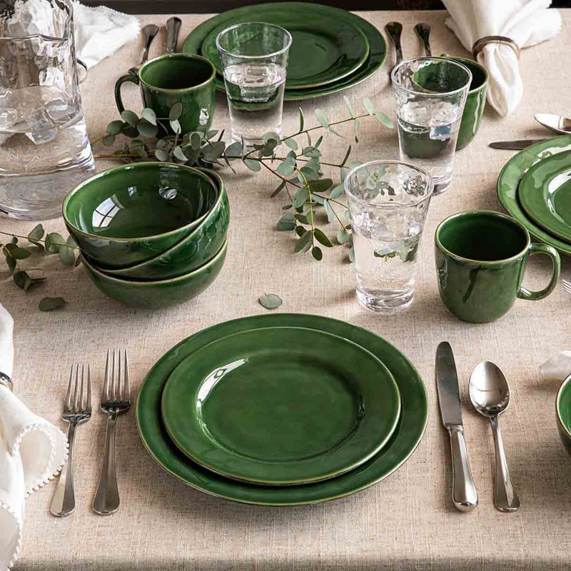 Puro 16 Pieces Place Setting, Basil