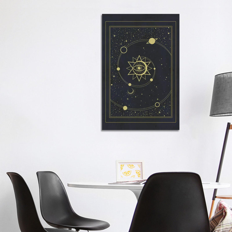 The Solar System - Wrapped Canvas Print, 101.6 cm H x 66.04 cm W x 1.91 cm D