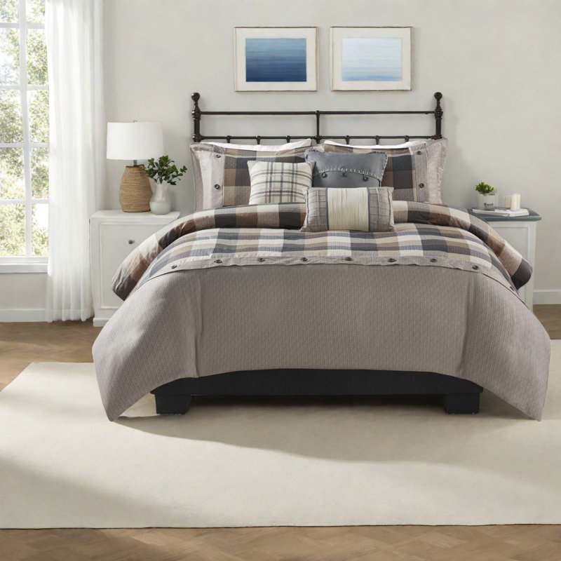 Ensembles de literie en polyester confortables, style maison de campagne confortable pour la maison