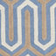 Tapis bleu marine / gris en laine touffeté à la main Ellicott Ellicott-952132842