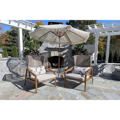 PURPLE LEAF 2 Pieces Patio Wicker Sofa Chairs Outdoor Aluminum Armchair with Cushions and Pillows Conversation Furniture Modern Leisure Chairs for Balcony Yard Garden Living Room