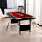 Foldable Pool Table, Pool Table, Billiard Table, Pool Table Set Includes Balls, Cues, Chalks And Brush, Red-102476152