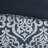 8 Piece Jacquard Comforter Set Navy/Silver