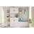 Multifunctional Left-Right Combination Hall Cabinet (Can Be Used Separately) With Storage And 4 Hooks, Storage Cabinet/ Hall Tree 2 In 1 For Living Room, Kitchen And Hallway-815591582
